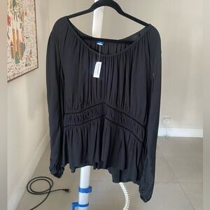 NWT Old Navy Peek-A-Boo Blouse Set zero XXL